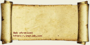 Žanka Rosić vizit kartica